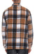 Mens Checkered Soft Flannel Shacket - LECCE
