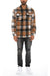 Mens Checkered Soft Flannel Shacket - LECCE
