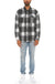 Mens Checkered Soft Flannel Shacket - LECCE