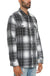 Mens Checkered Soft Flannel Shacket - LECCE
