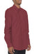 Mens Solid Long Sleeve Button Down - LECCE