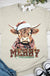Merry Christmas Highland Cow Tee - LECCE