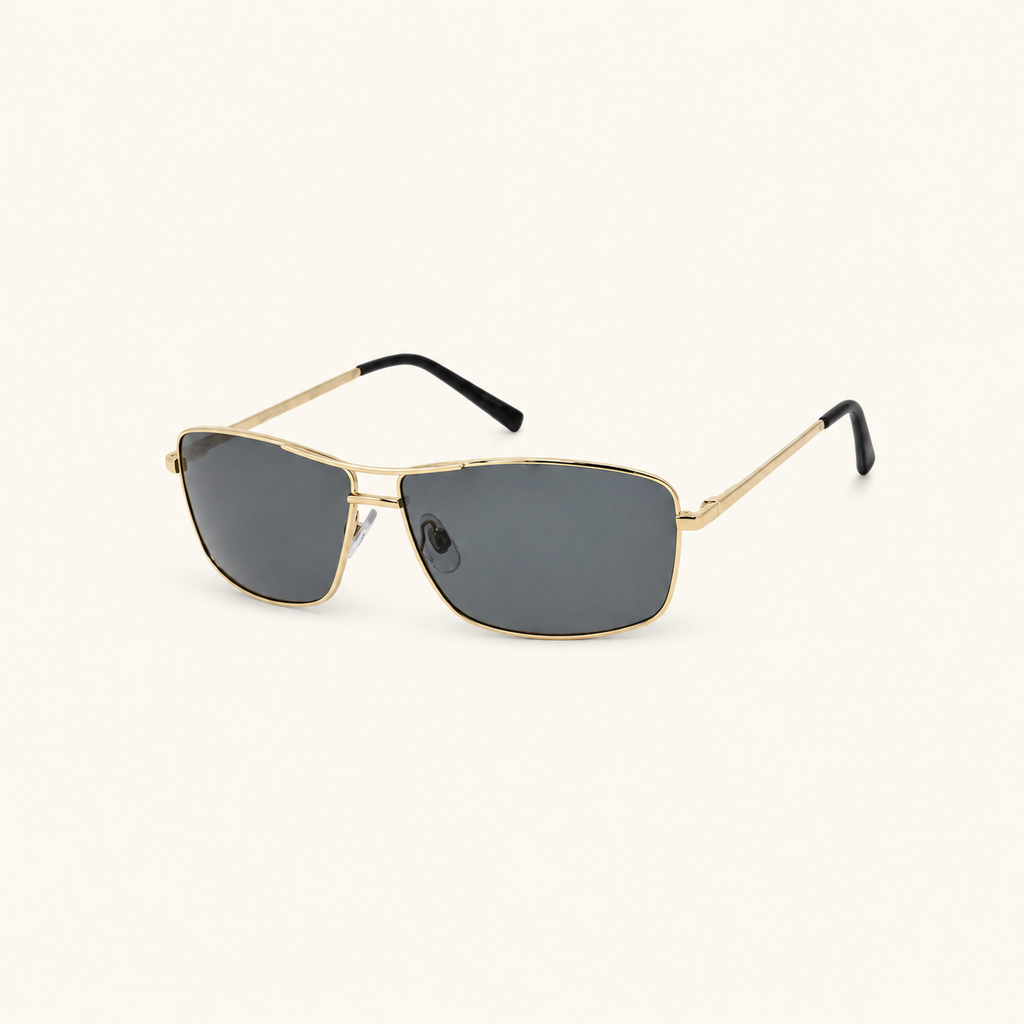 Polarized Metal Wrap Sunglasses
