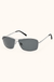 Polarized Metal Wrap Sunglasses - view 3