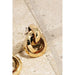 Metallic Double Ring Link Earrings - LECCE