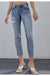 Mid rise button Fly Mom Jeans - LECCE