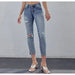 Mid rise button Fly Mom Jeans - LECCE