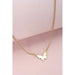 Mini Butterfly Pendant Necklace - LECCE
