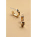 Mini Checker Hoop Huggie Earrings - LECCE