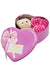 Mini Teddy Bear Doll Soap Rose Heart Tin Can - LECCE