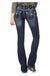Miss Me Loose Saddle Stitch Border Bootcut Jeans - LECCE