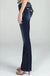 Miss Me Loose Saddle Stitch Border Bootcut Jeans - LECCE