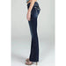 Miss Me Loose Saddle Stitch Border Bootcut Jeans - LECCE