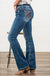 Miss Me Medium Blue Wash Horseshoe Pocket Boot Cut - LECCE