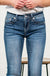 Miss Me Medium Blue Wash Horseshoe Pocket Boot Cut - LECCE