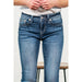 Miss Me Medium Blue Wash Horseshoe Pocket Boot Cut - LECCE
