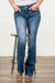 Miss Me Medium Blue Wash Horseshoe Pocket Boot Cut - LECCE