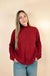 Mock Neck Solid Sweater - LECCE
