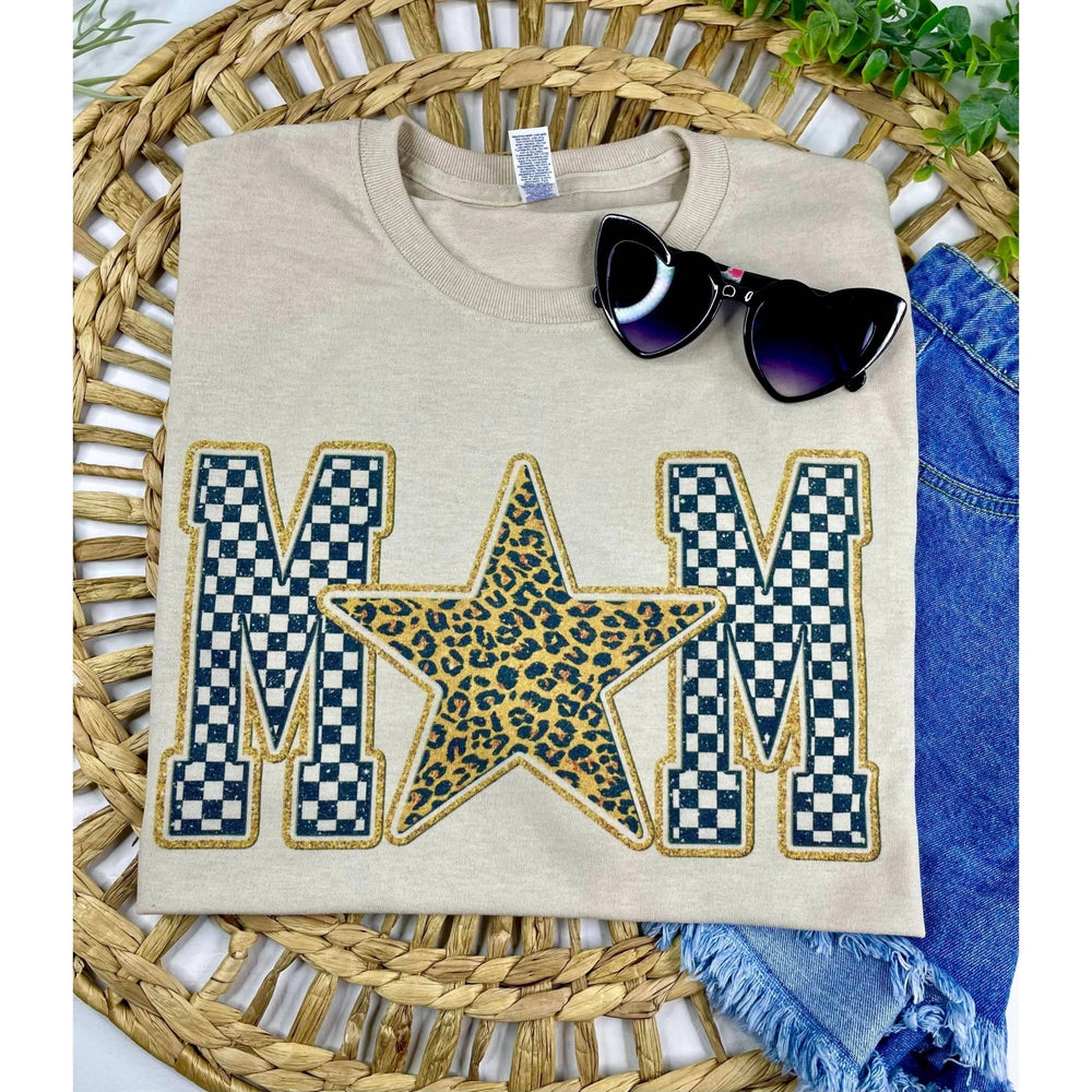 Mom Leopard Star T-shirt - LECCE