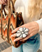 Monster Size White Turquoise Adjustable Ring - LECCE