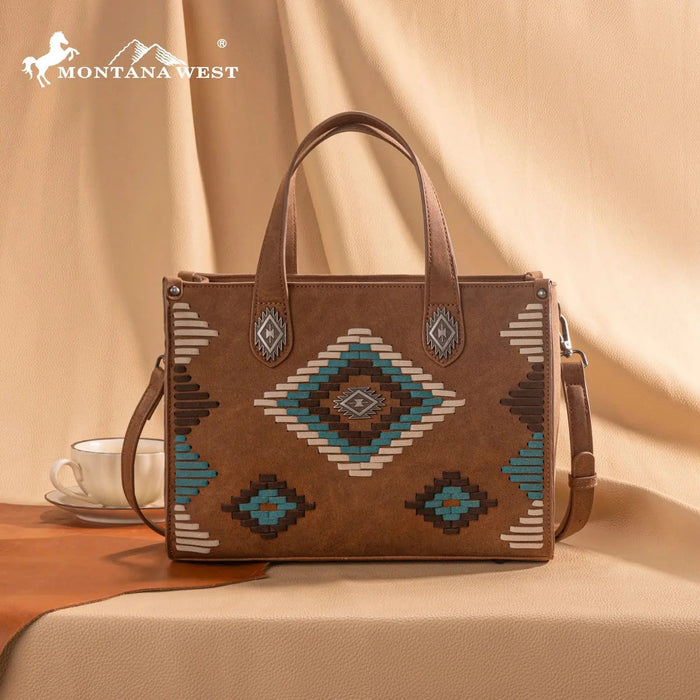 Montana West Aztec Tote - LECCE