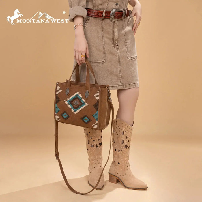 Montana West Aztec Tote - LECCE