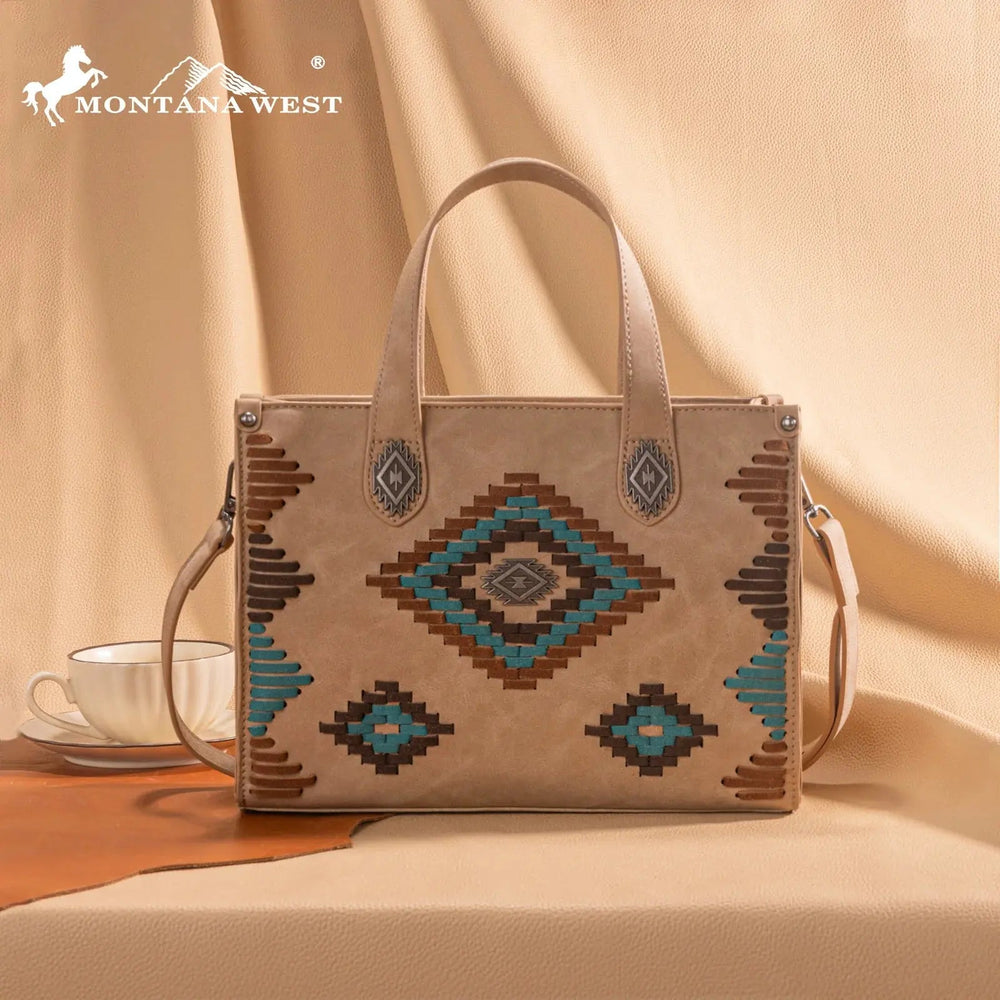Montana West Aztec Tote - LECCE