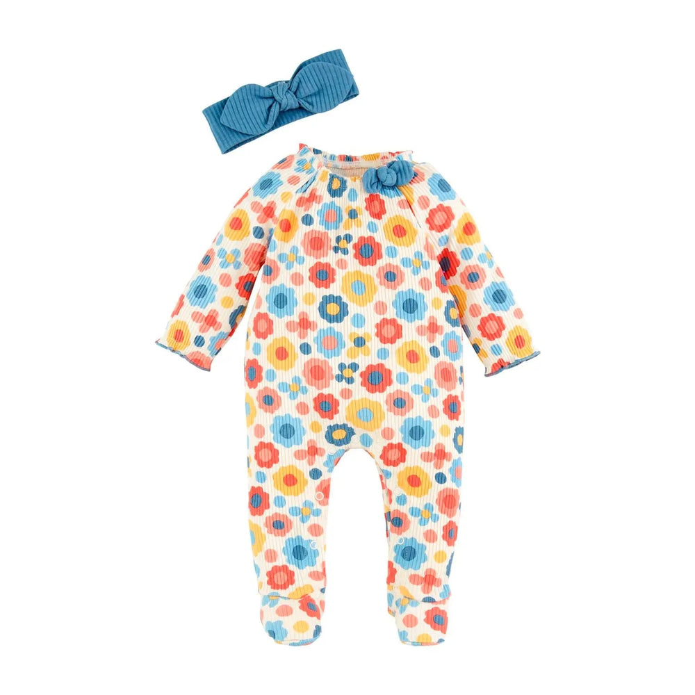 Mud Pie Floral Sleeper & Headband Set - LECCE