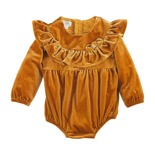 Mud Pie Mustard Velvet Bubble - LECCE