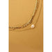 Multi Layer Natural Peral Charm Necklace - LECCE