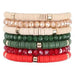 Multi Line Ring Beaded Bracelet - LECCE