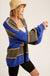 Multi Striped Open Cardigan Sweater - LECCE