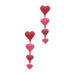Multiple Heart Bead Post Drop Earrings - LECCE