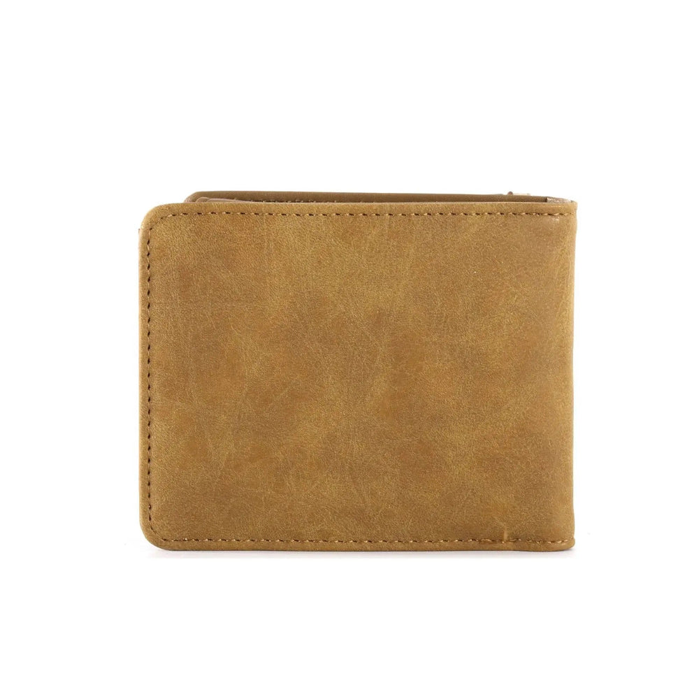 MW - 603 Embossed Vintage Floral Lone - Star Men's Bifold PU Leather Wallet - LECCE