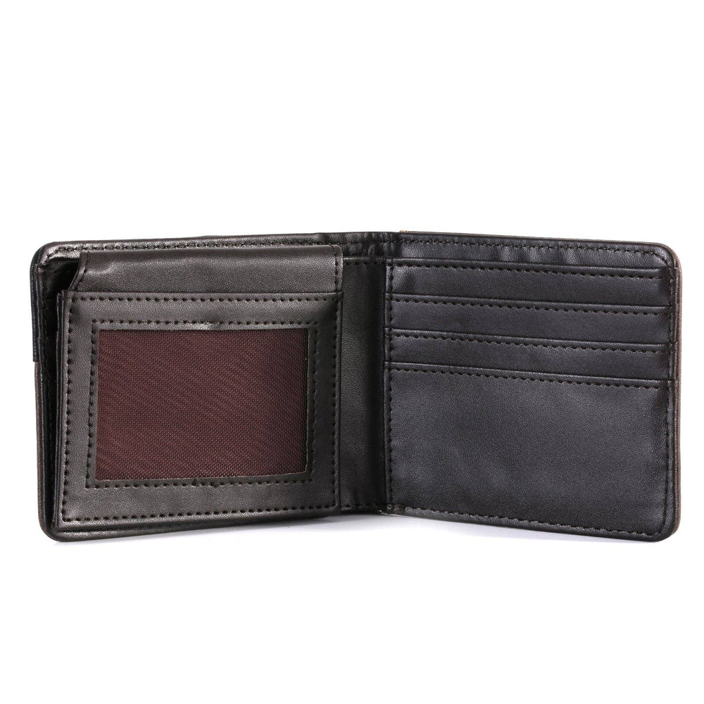 MW - 604 Men's Color Block Navajo Concho Bifold PU Leather Wallet - LECCE