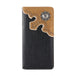 MW - 606 Antique Silver Berry Concho Men's Bifold Long PU Leather Wallet - LECCE