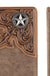 MW - 610 Embossed Lone Star Concho Men's Bifold Long PU Leather Wallet - LECCE