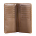 MW - 611 Embossed Floral Men's Bifold Long PU Leather Wallet - LECCE