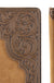MW - 611 Embossed Floral Men's Bifold Long PU Leather Wallet - LECCE
