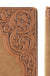MW - 613 Embossed Floral Men's Bifold Long PU Leather Wallet - LECCE