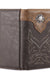 MW - 614 Embroidered Boot Scroll Men's Bifold Long PU Leather Wallet - LECCE