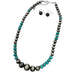 Navajo and Turquoise Beads Necklace - LECCE