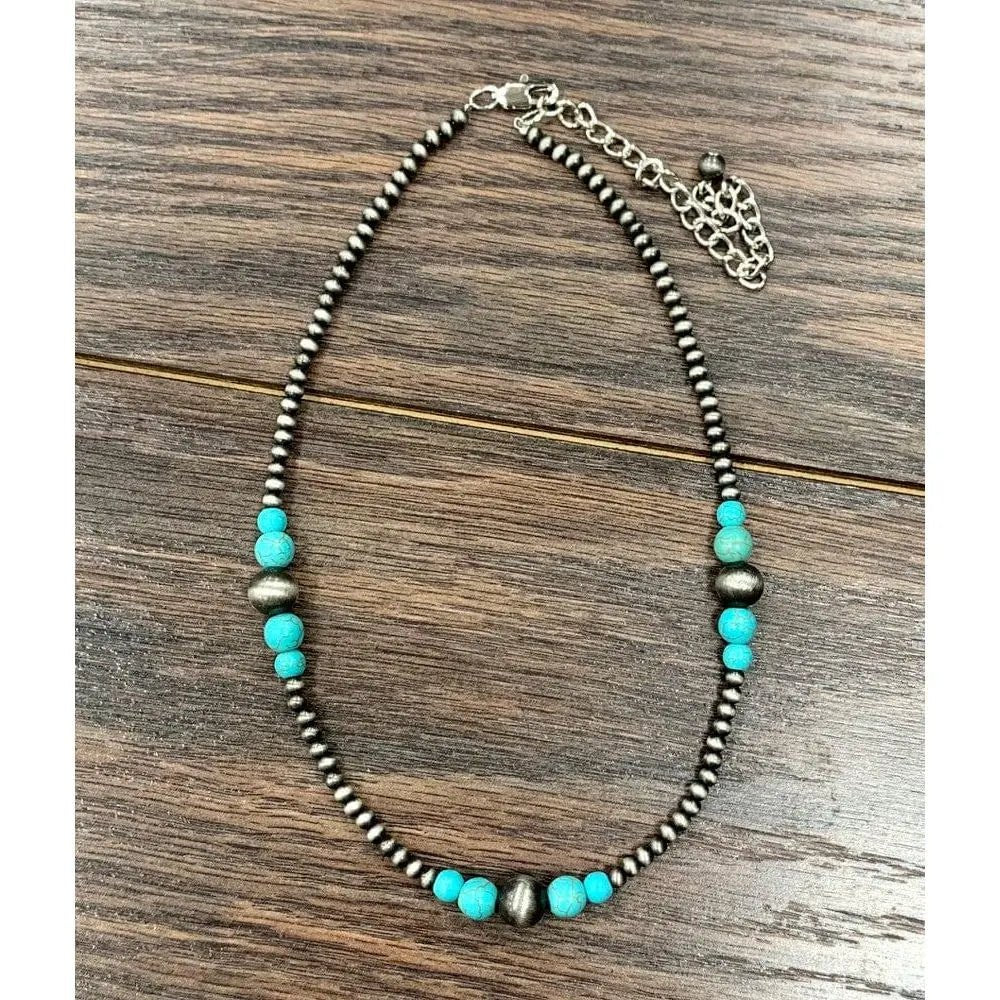 Navajo Pearl Necklace - LECCE