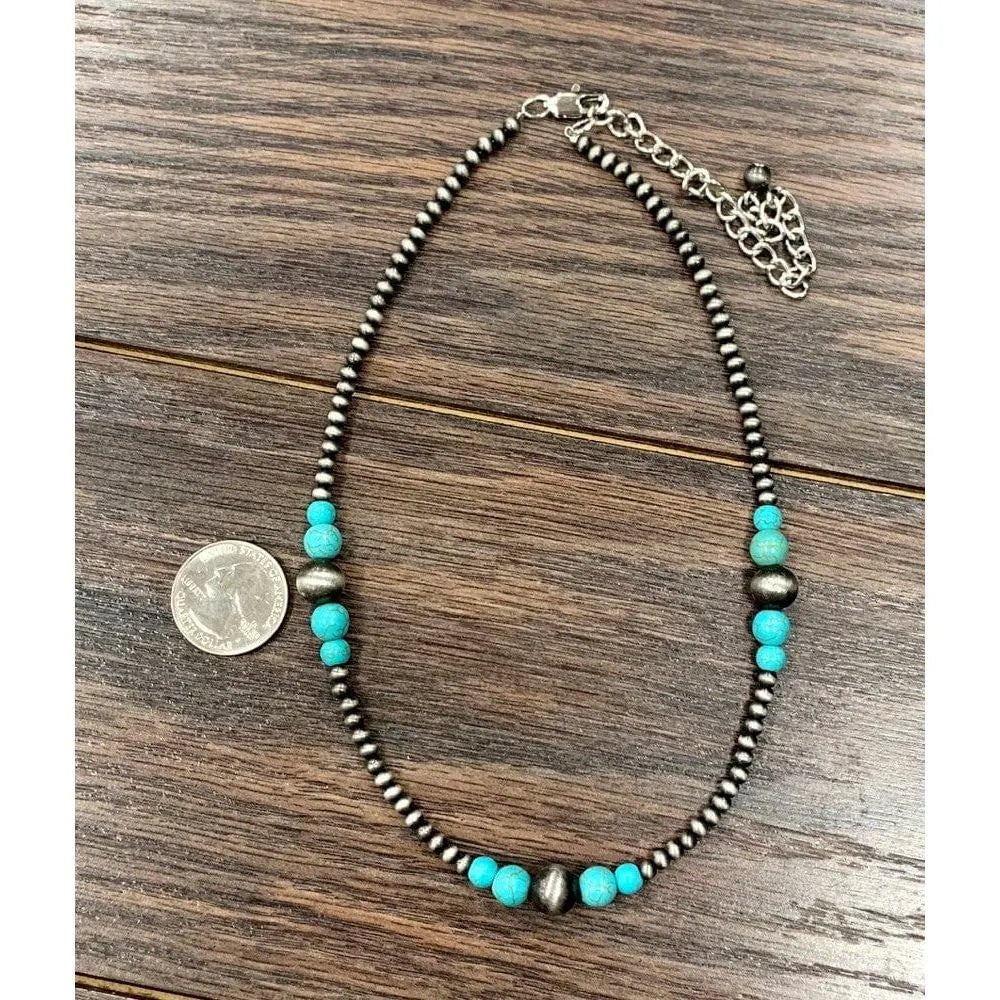 Navajo Pearl Necklace - LECCE