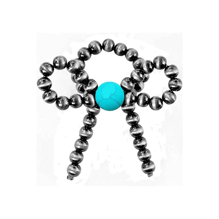 Navajo Pearl Ribbon Stretch Ring - LECCE