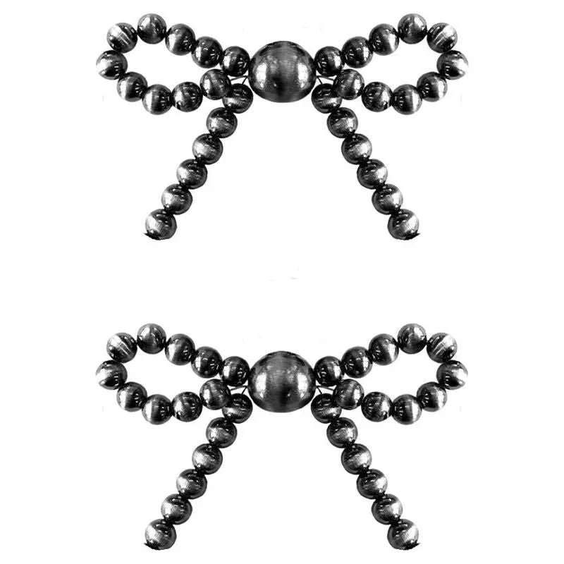 Navajo Pearl Ribbon Stud Earring - LECCE