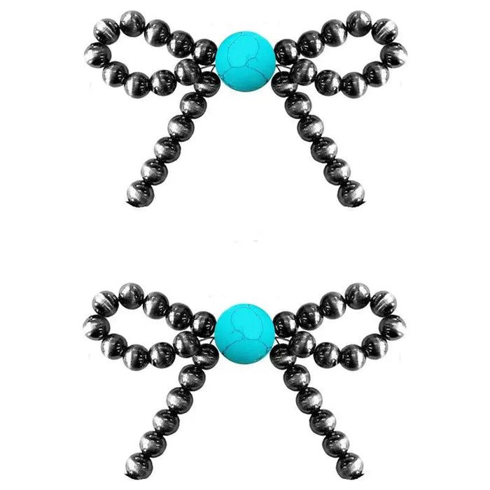 Navajo Pearl Ribbon Stud Earring - LECCE