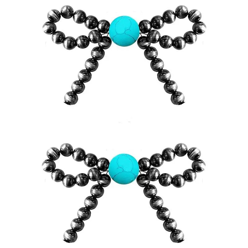 Navajo Pearl Ribbon Stud Earring - LECCE
