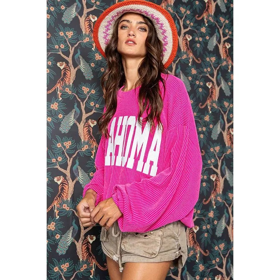 Oklahoma Comfy Oversize Graphic Sweatshirt - LECCE