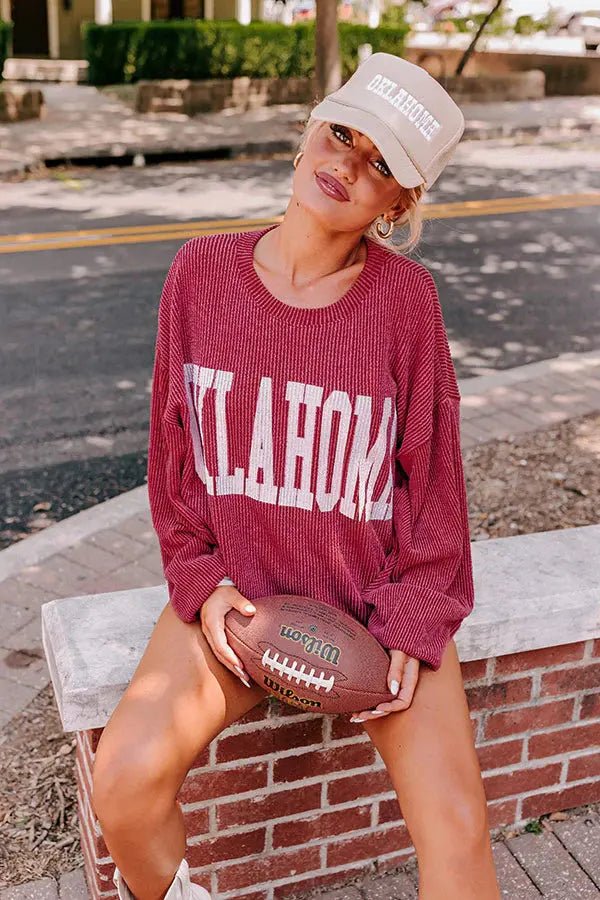 Oklahoma Comfy Oversize Graphic Sweatshirt - LECCE